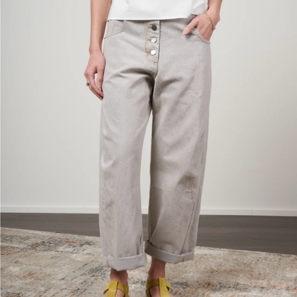Rachel Comey Denim - Rachel Comey Elkin Pant in a grey/khaki wash | size 8